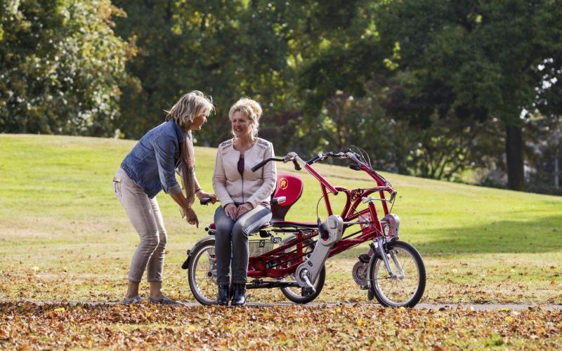 <p>Mensen met weinig kracht, slecht ter been zijn of helemaal niet meer kunnen fietsen.</p>
