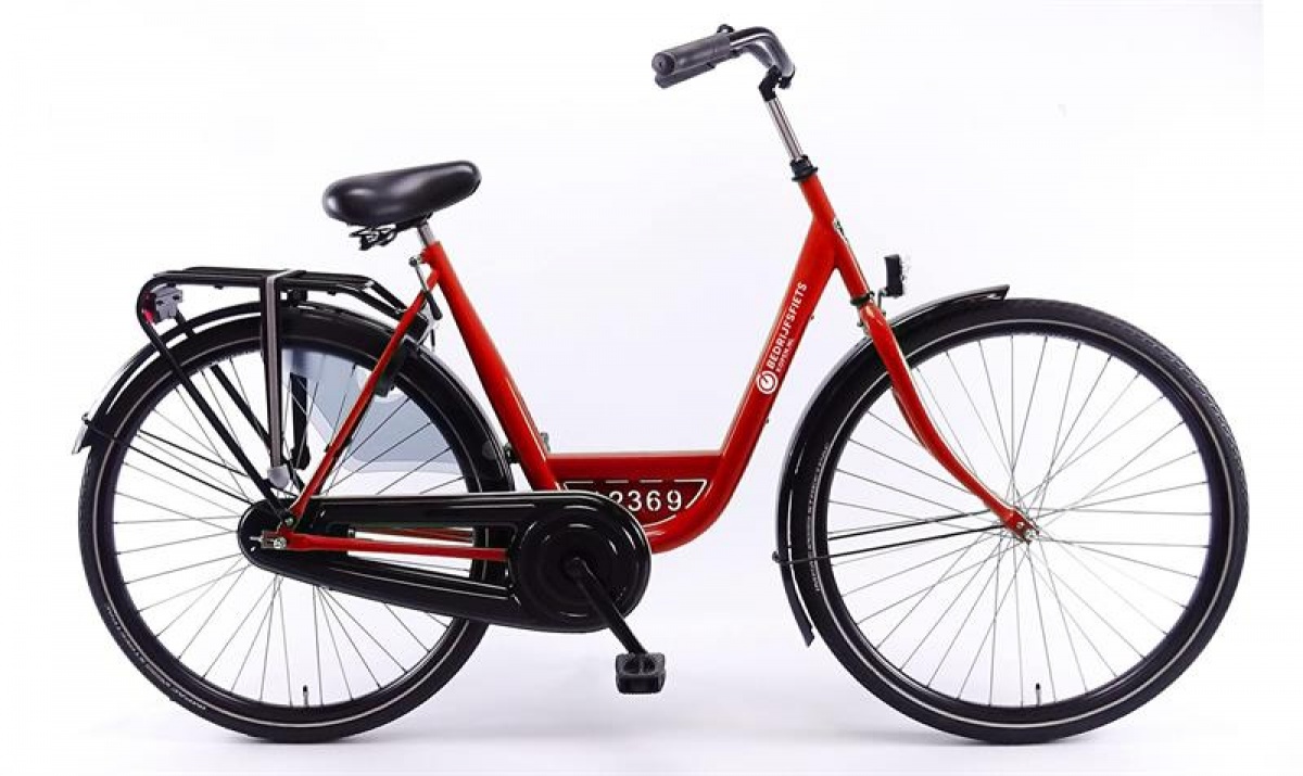 Burgers Leenfiets Dames Rood 2018